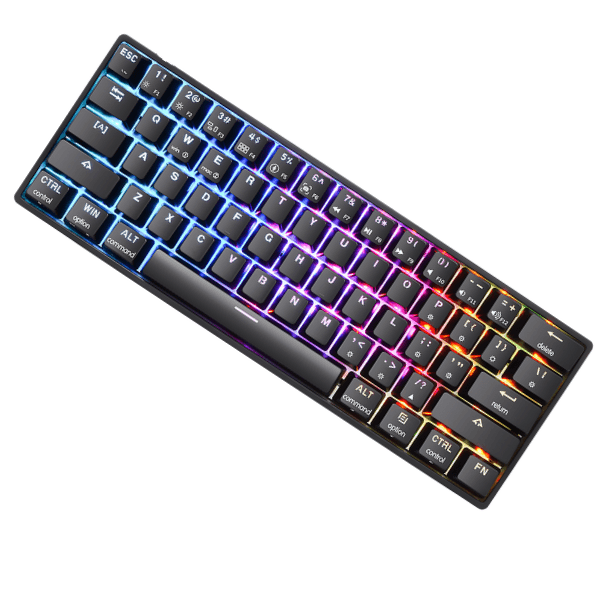 GK61 ABS בצבע שחור