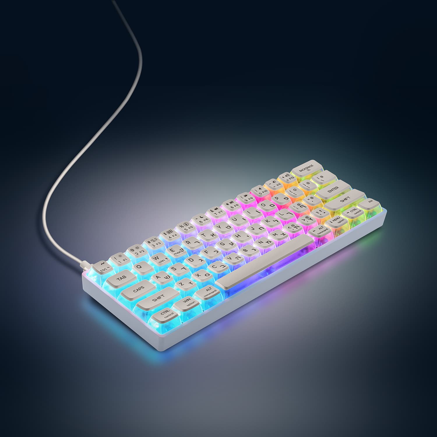 GK61+ בצבע לבן - 4