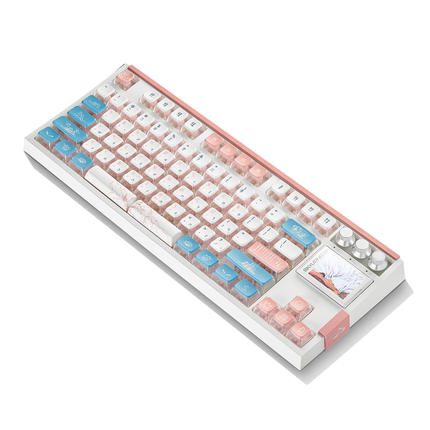 GK87 Pro White Nine-Tailed Fox - 1