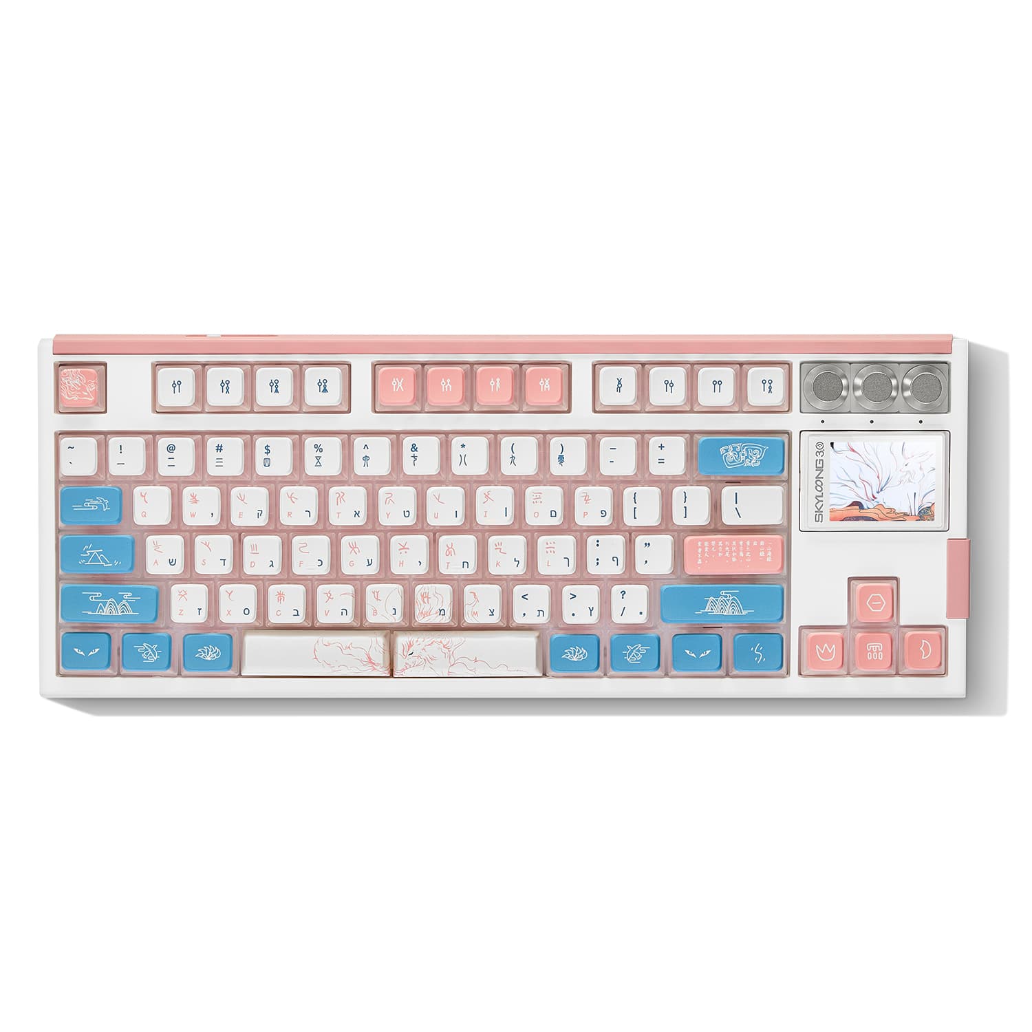 GK87 Pro White Nine-Tailed Fox - 3